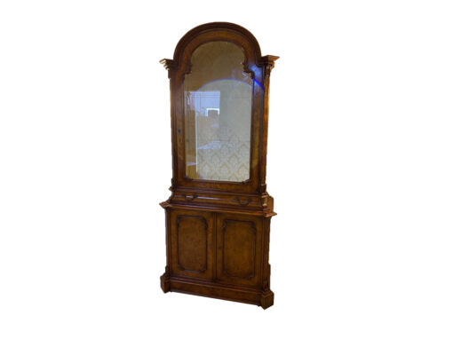 Antique Display Cabinet, Made Of Solid Wood