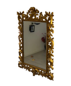 Mirror With 2 Wall Lamps, Vintage