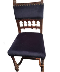 Black and Blue Gründerzeit Chairs