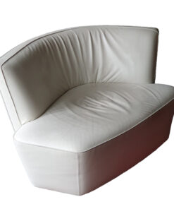 White Designer Relax Leather Chair