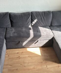 Couch U -Form mit Schlaffunktion