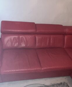 Eckleder Sofa