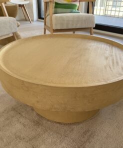 Runder Couchtisch von Westwing, Mangoholz, neuwertig