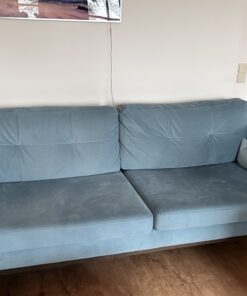 Samtsofa 3Sitzer