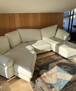 Ledercouch von Designer Joop gefertigt von Wiener Werkstätten